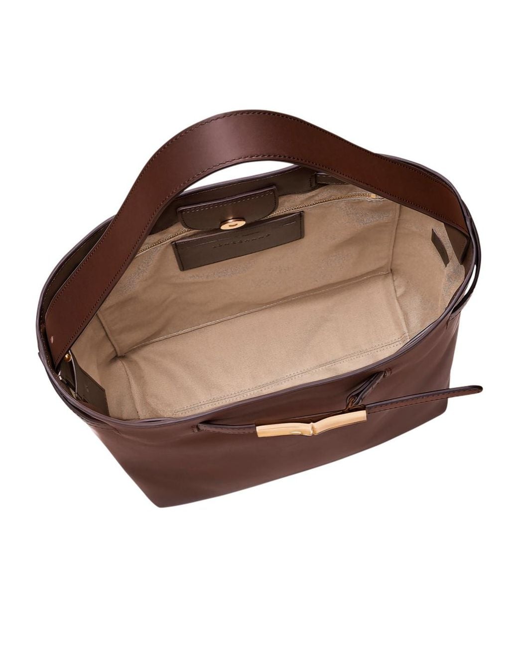 Longchamp Brown Le Smart Shoulder Bag
