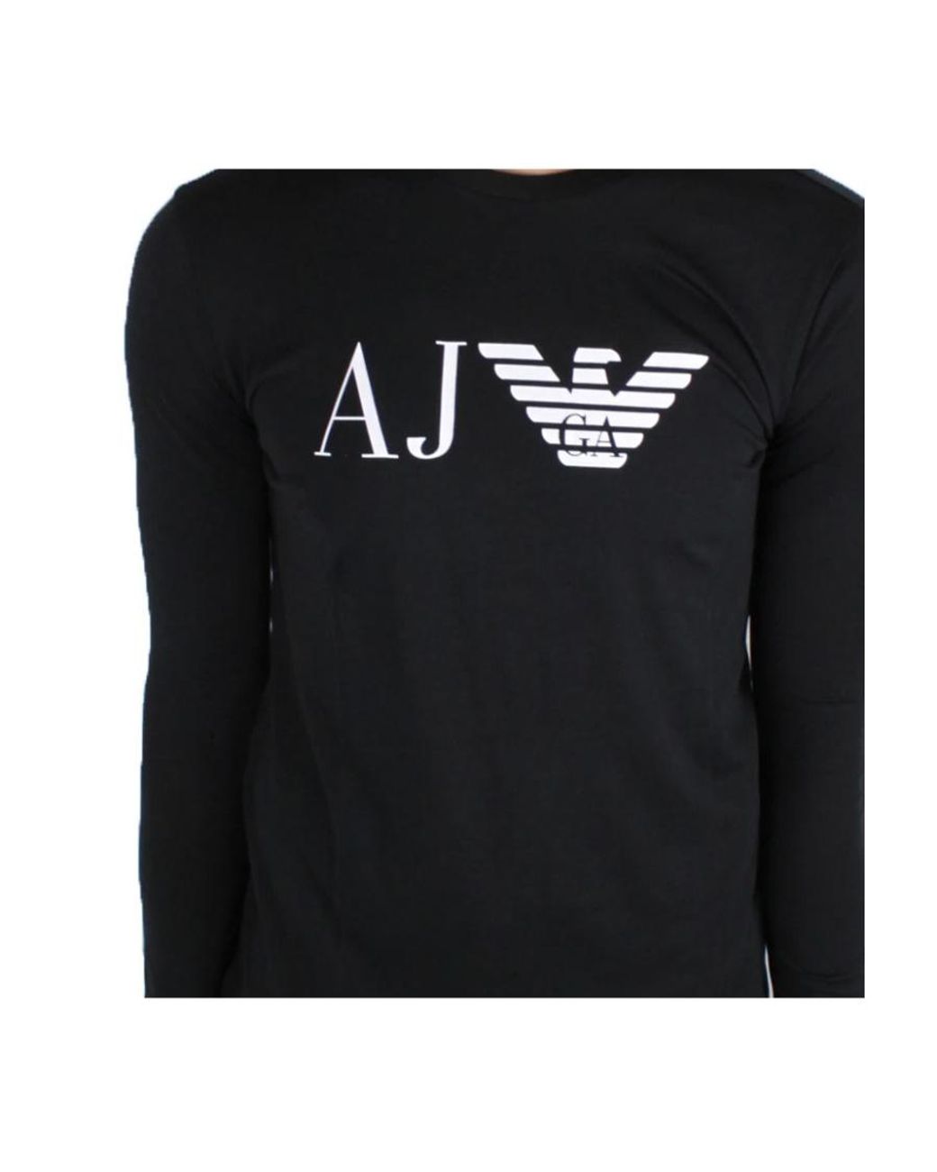 Armani Jeans Black Logo T-Shirt for men