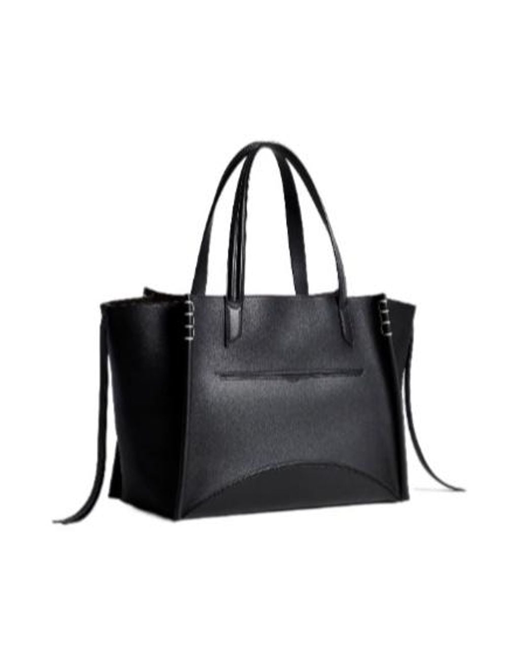 J.W. Anderson Black Jw Anderson Logo Embossed Tote Bag for men