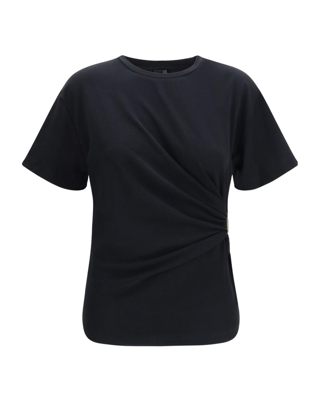 Pinko Black Ruched Detail T-Shirt