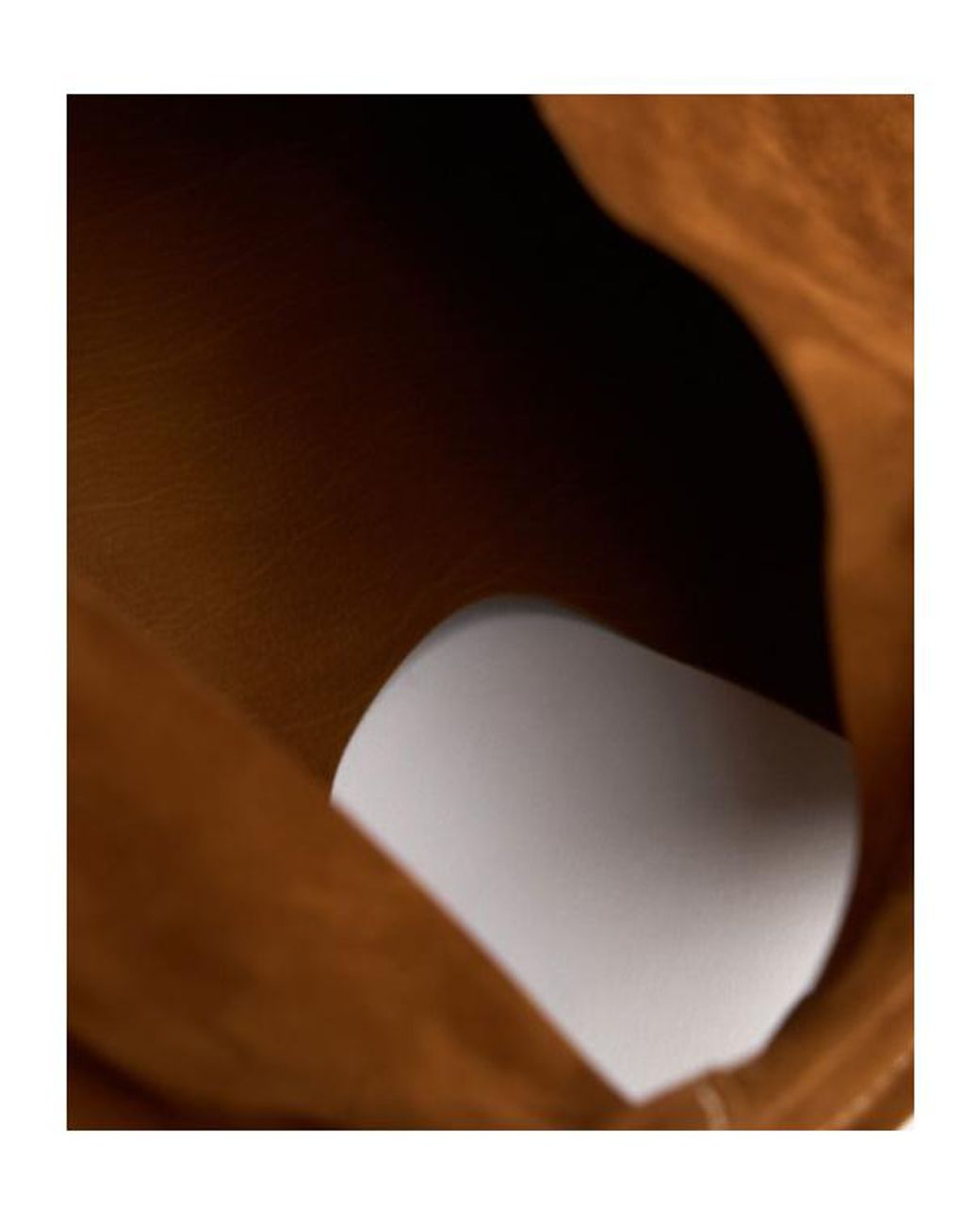 The Row Brown Small Bindle Suede Top Handle Bag