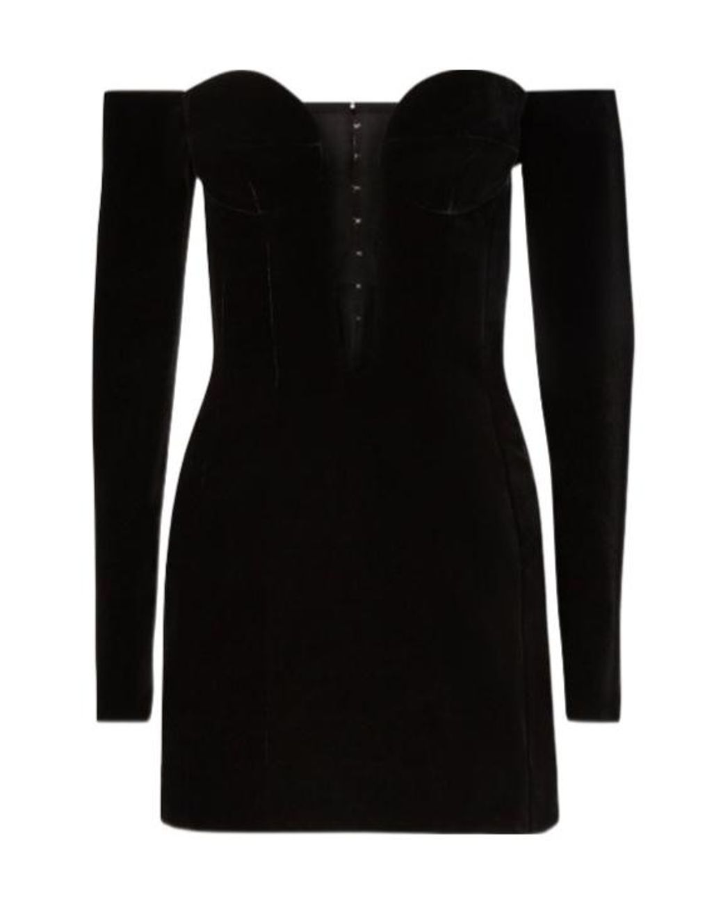 Nina Ricci Black Mini Corset Dress