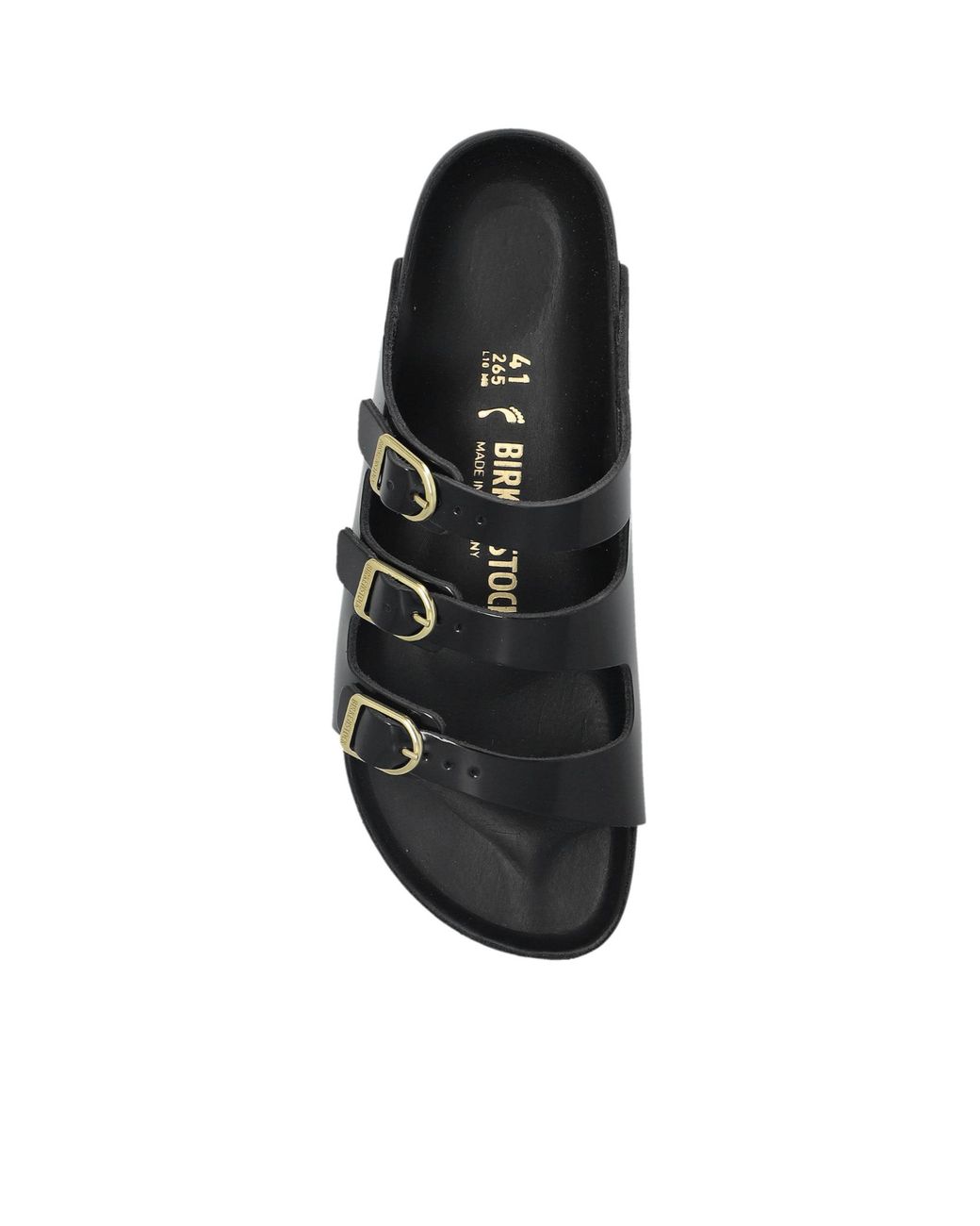 Birkenstock Black Three-Strap Buckle Sandals