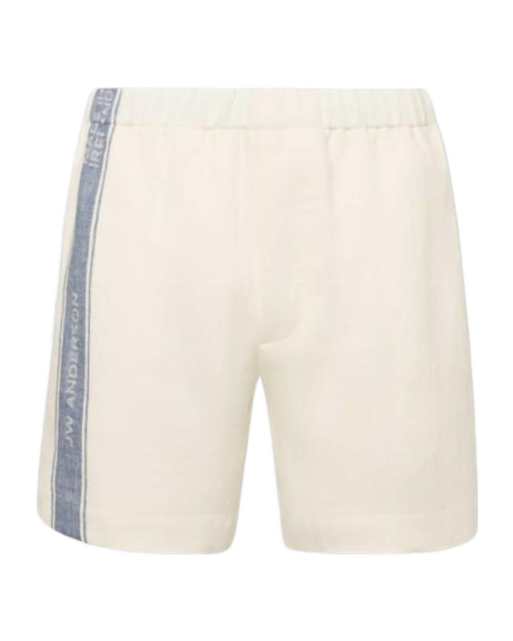 J.W. Anderson White Jw Anderson Logo Tape Shorts for men