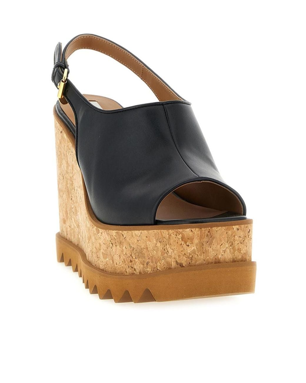 Stella McCartney Blue Sneak-Elyse Platform Heeled Sandals
