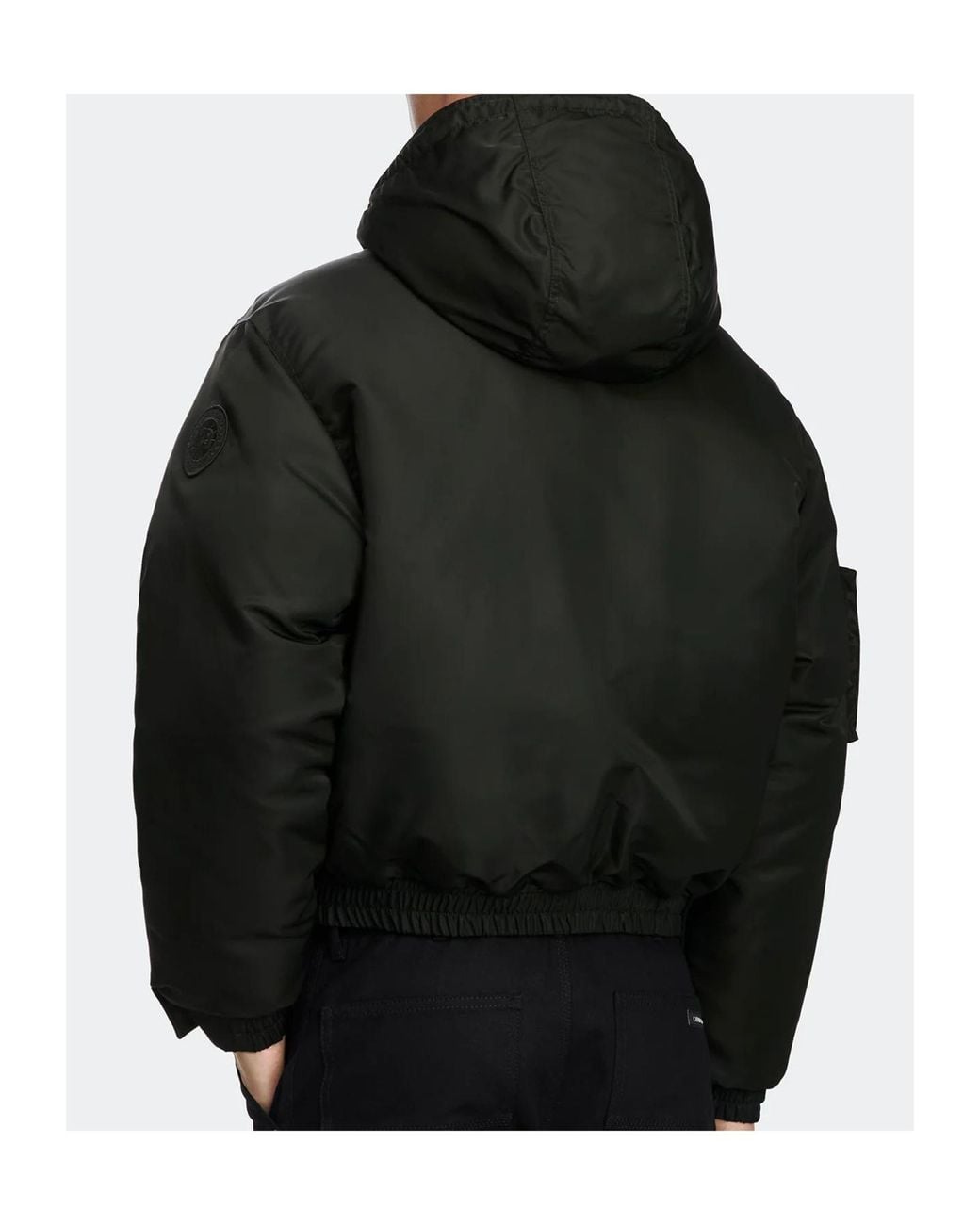 Canada Goose Black Windrow Hooded Jacket for men