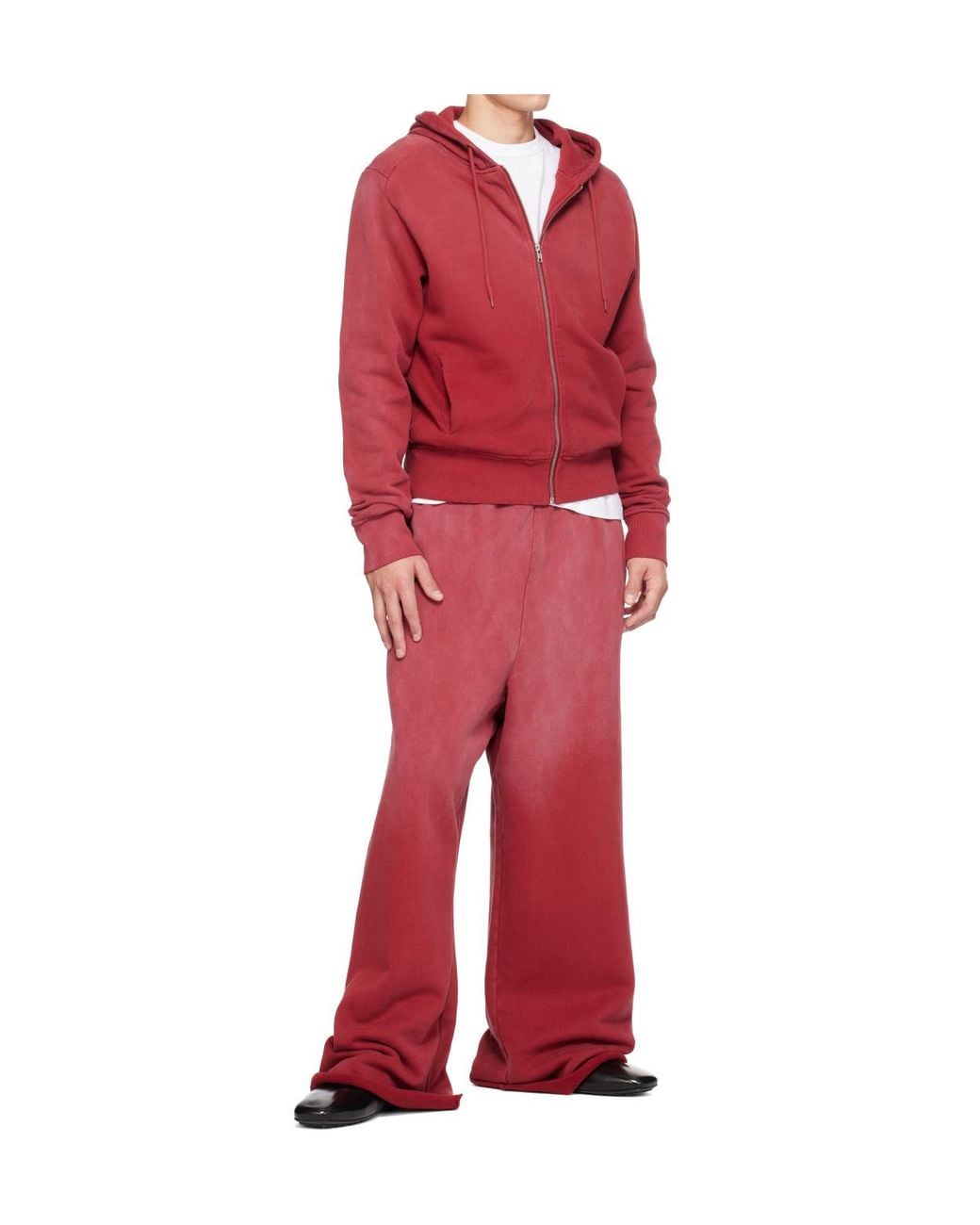 Entire studios Red Zip-Up Hoodie for men