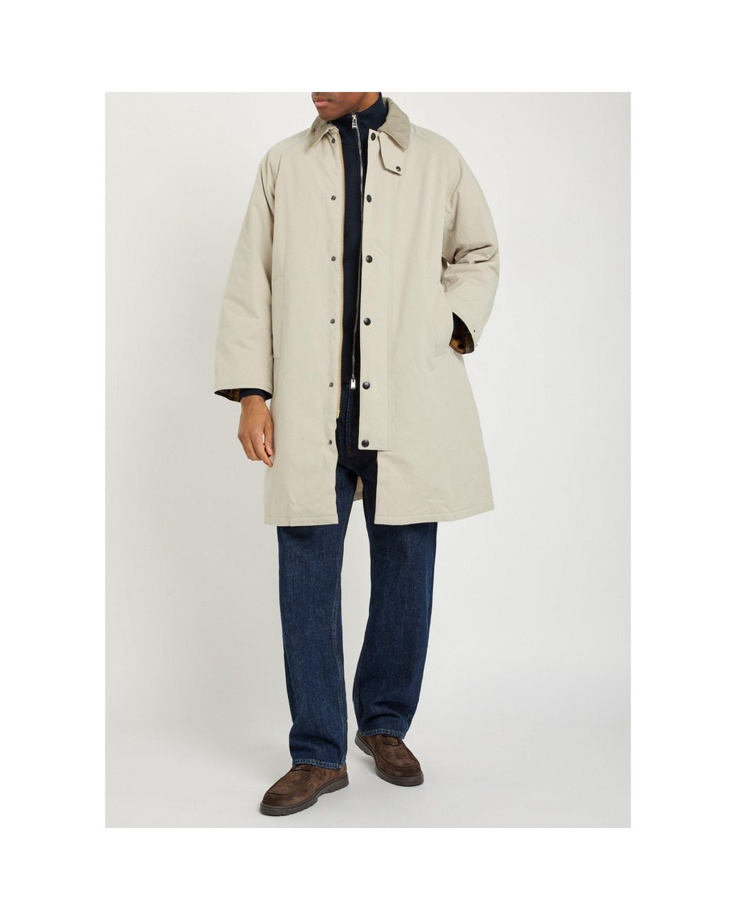 Barbour Natural Padded Exmoore Coat for men