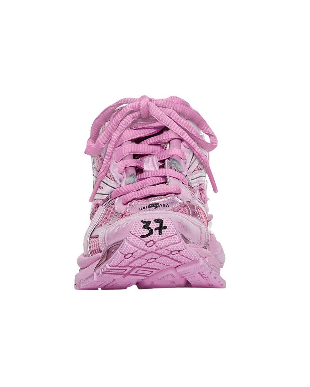Balenciaga Purple Runner Low-Top Sneakers