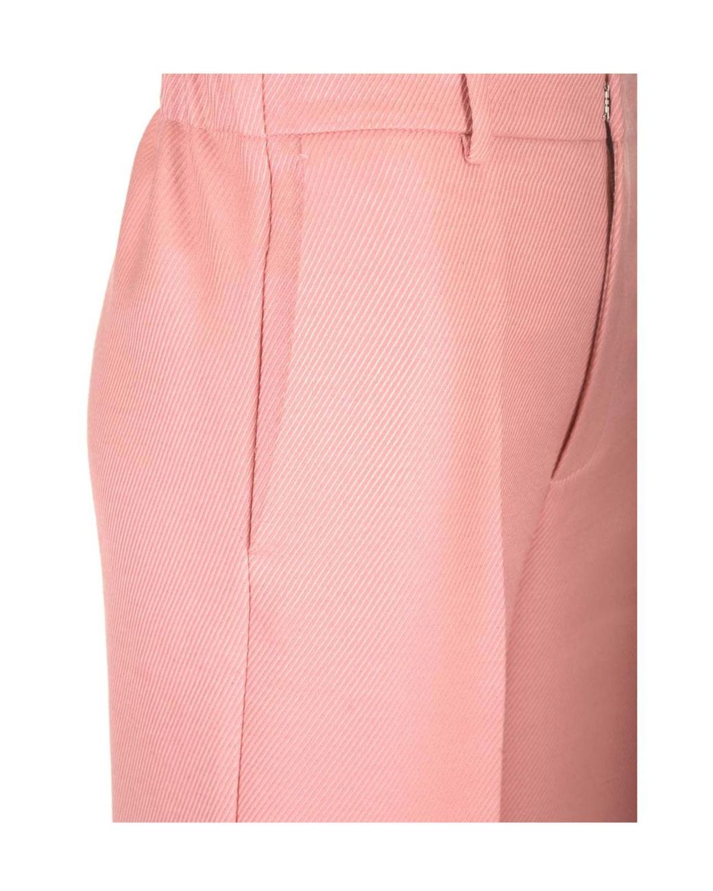 Forte_forte Pink Diagonal Palazzo Pants