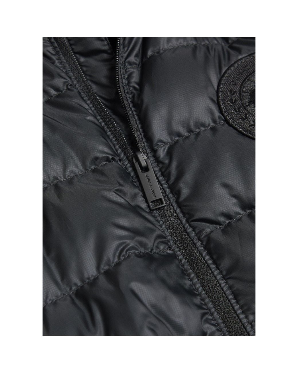 Canada Goose Black Stand-Collar Lightweight Down Vest for men