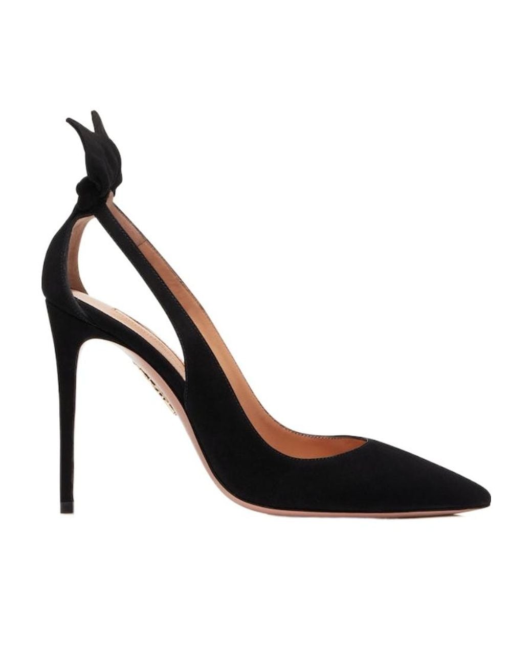 Aquazzura Black 120Mm Bow Tie Pumps