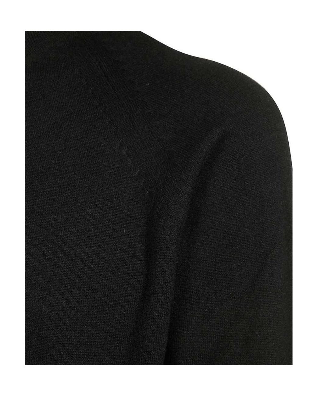 Tom Ford Black Round-Neck Knitted Pullover for men