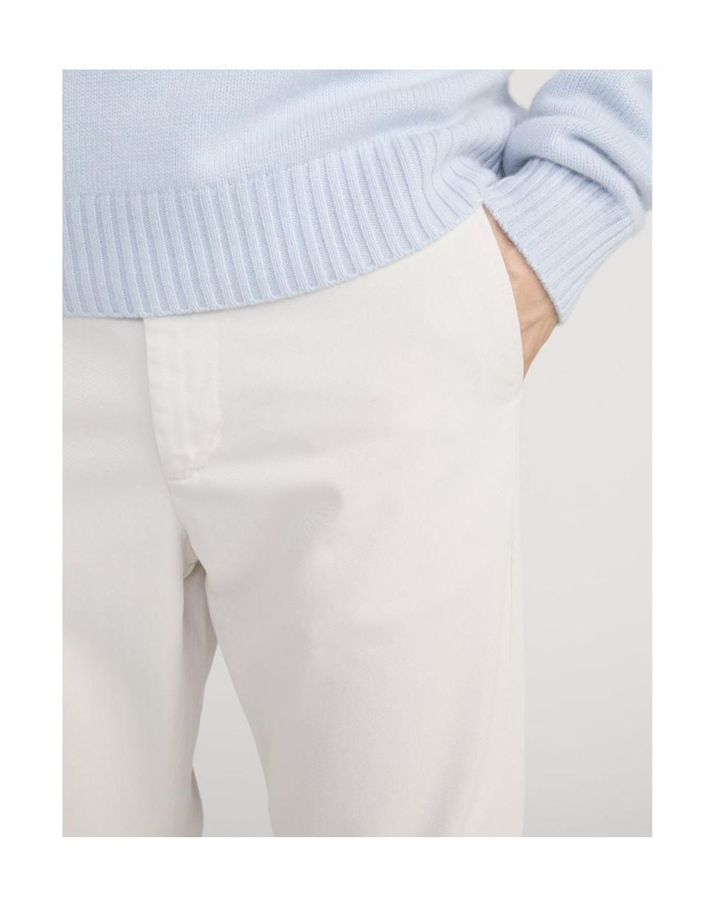 FRAME White The Straight Chino for men