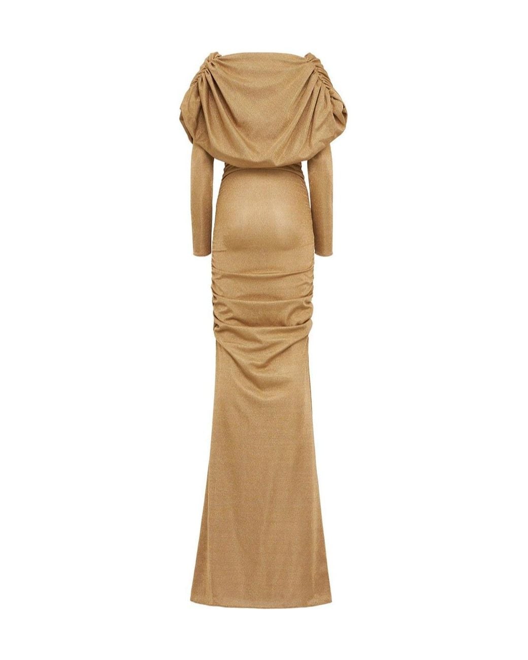 GIUSEPPE DI MORABITO Natural Viscose Blend Long Dress