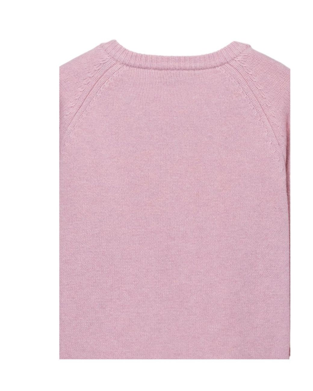 DUNST Pink Soft And Fluffy V-Neck Sweater for men