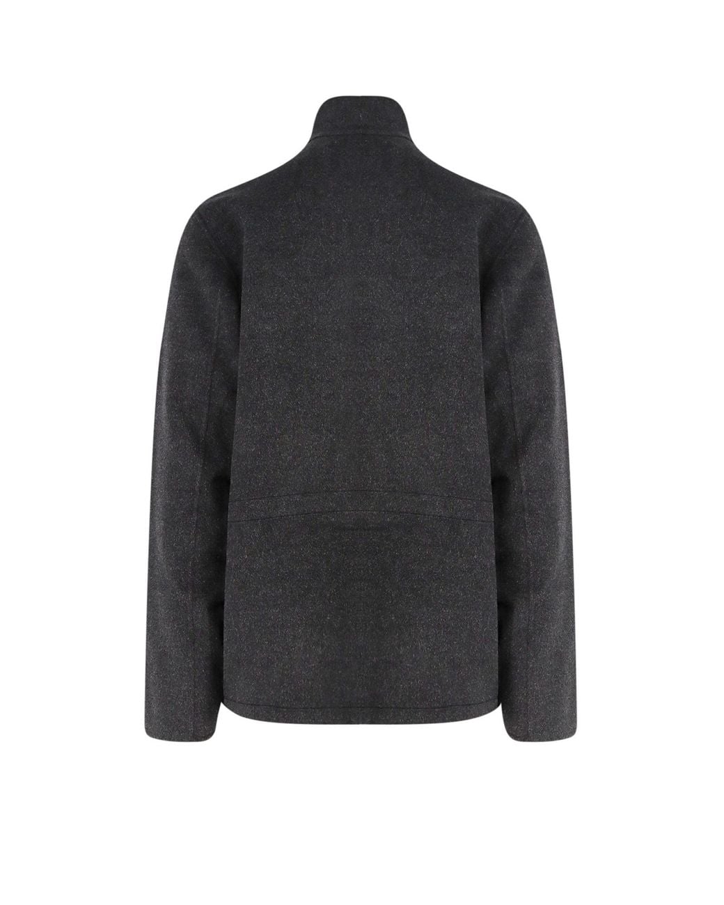 Aspesi Black Utility Pocket Coat for men