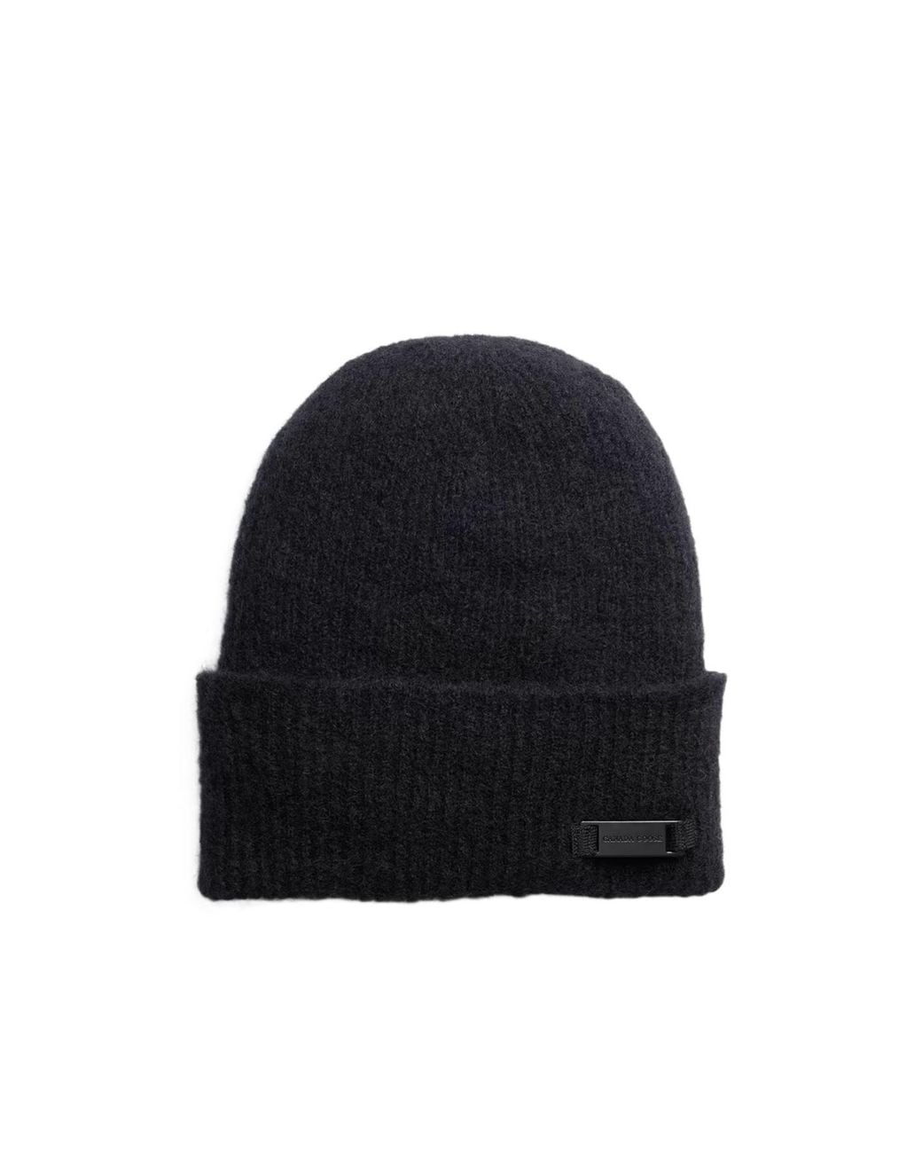 Canada Goose Blue Turn-Up Knit Hat