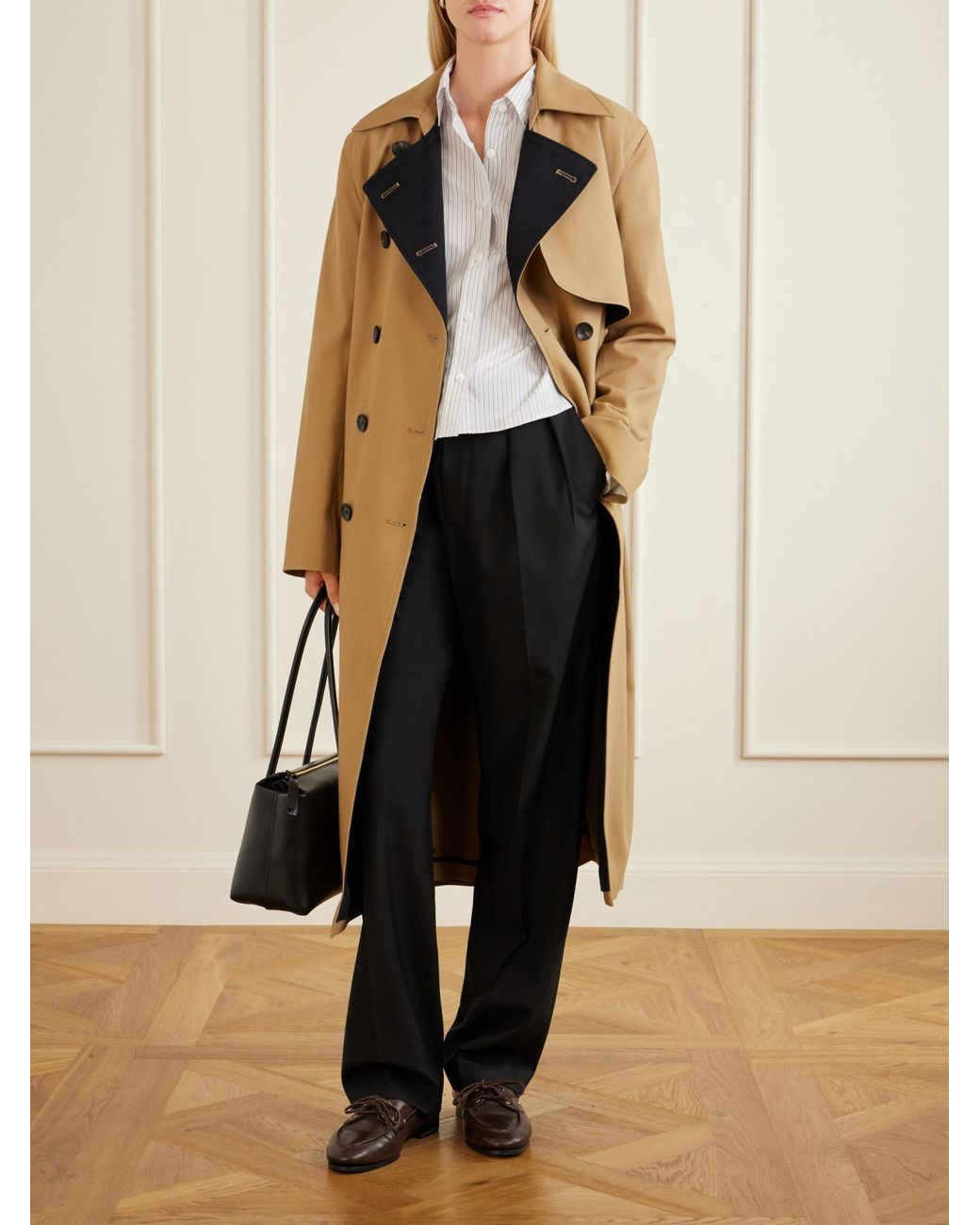 Maria McManus Natural Organic Cotton-Drill Trench Coat