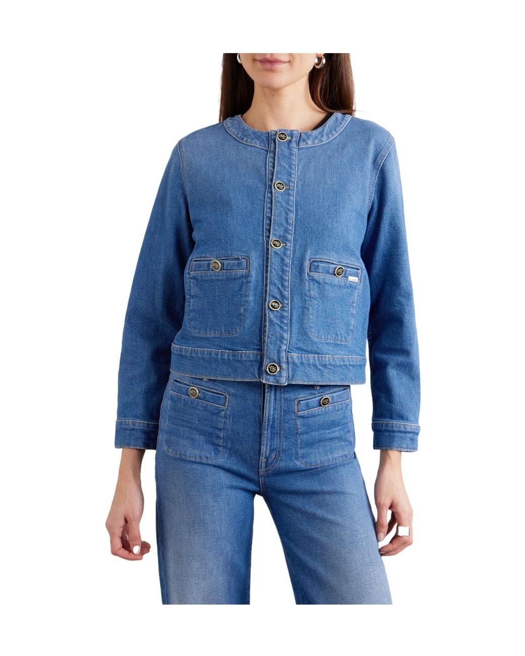 Mother Blue Denim Jacket
