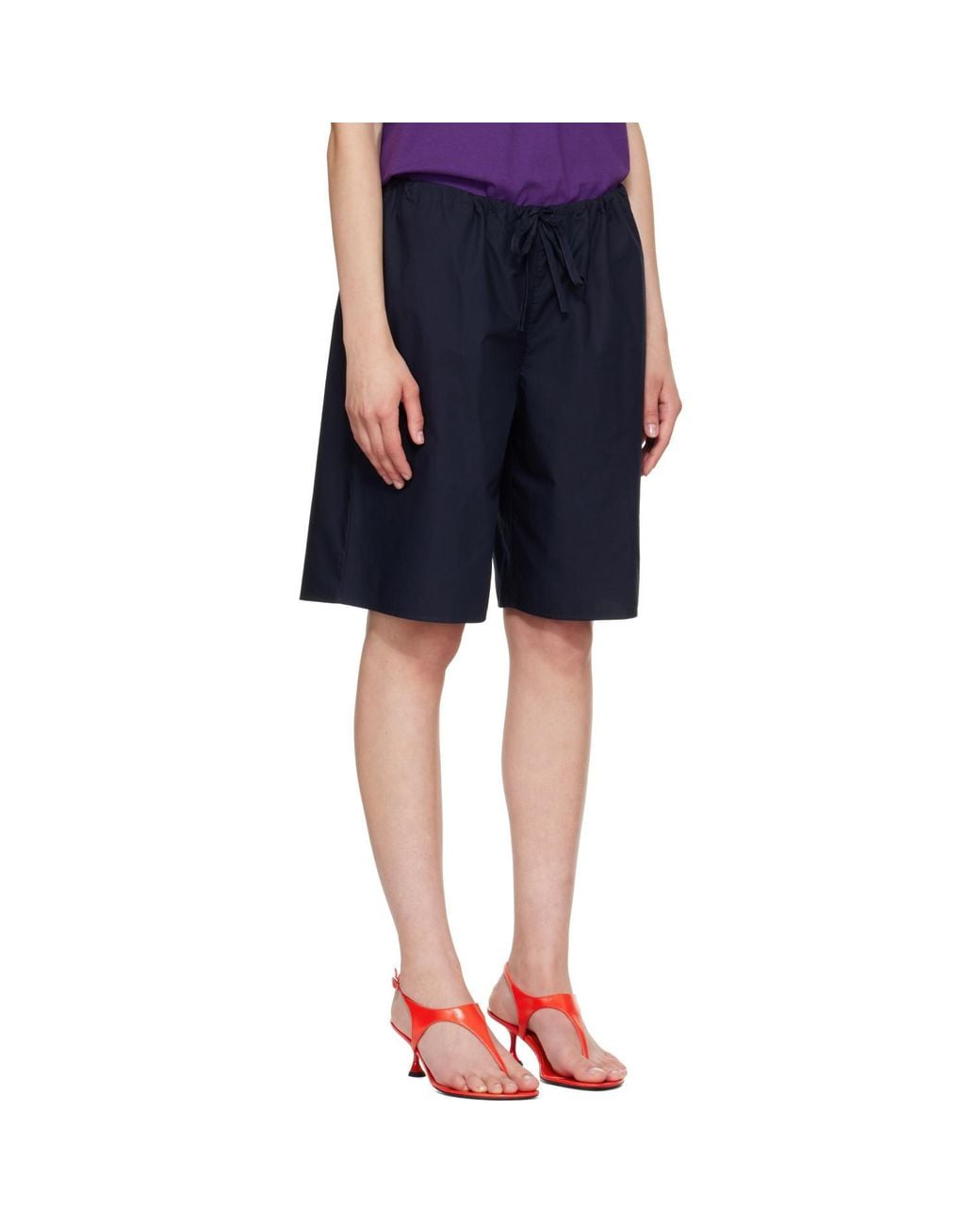 Flore Flore Blue Josephine Bermuda Shorts