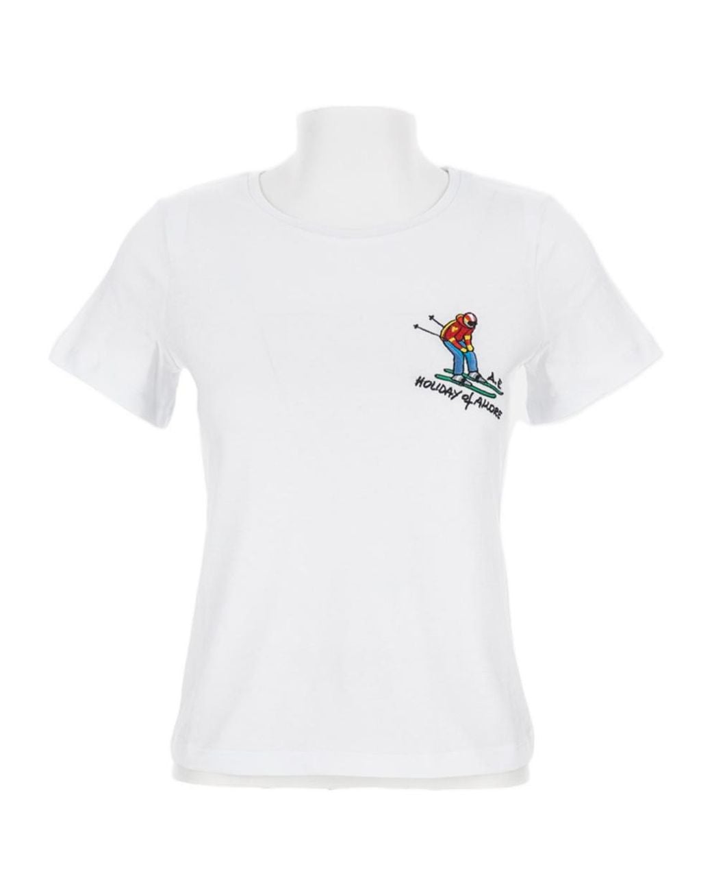 ALESSANDRO ENRIQUEZ White Short-Sleeved T-Shirt