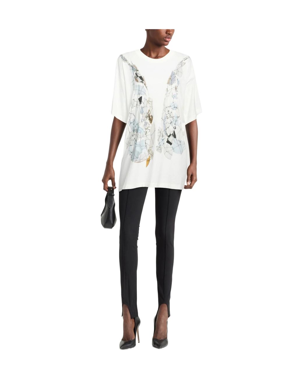 MM6 by Maison Margiela White Oversize-T-Shirts