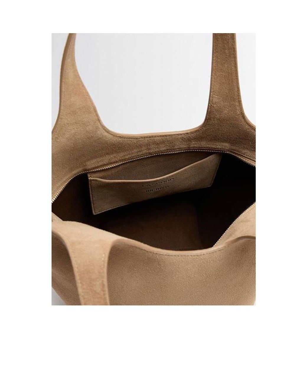 The Attico Natural Medium La Scoop Shoulder Bag