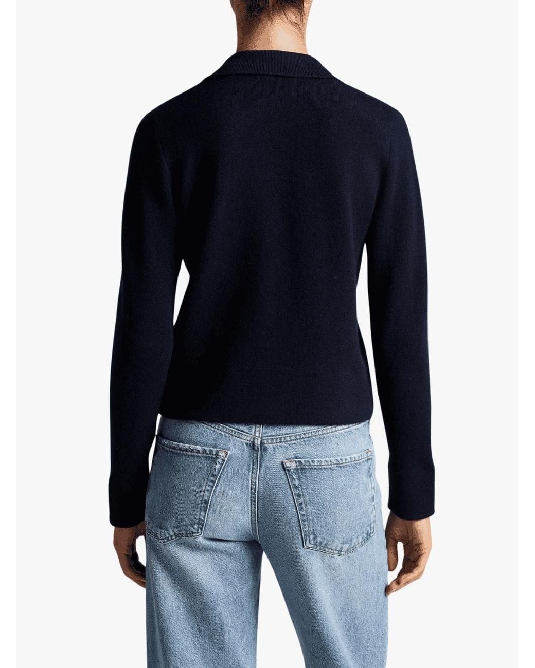 Vince Blue Long-Sleeved Cardigan