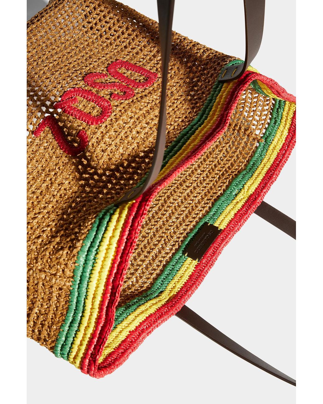DSquared² Brown Logo Shoulder Bag for men