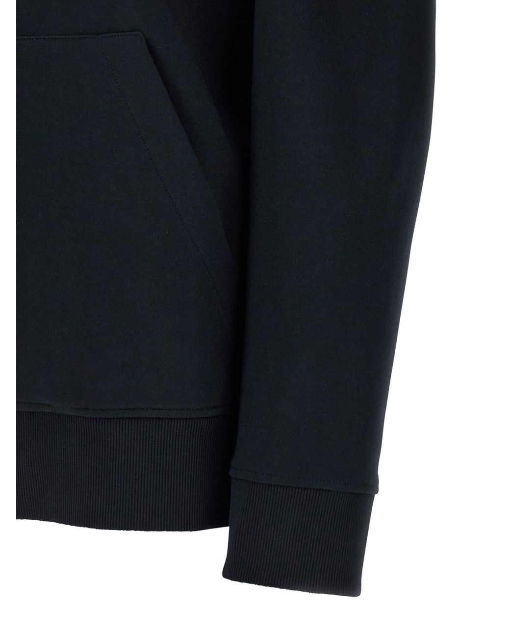 Max Mara Black Cotton-Blend Zip-Up Hoodie