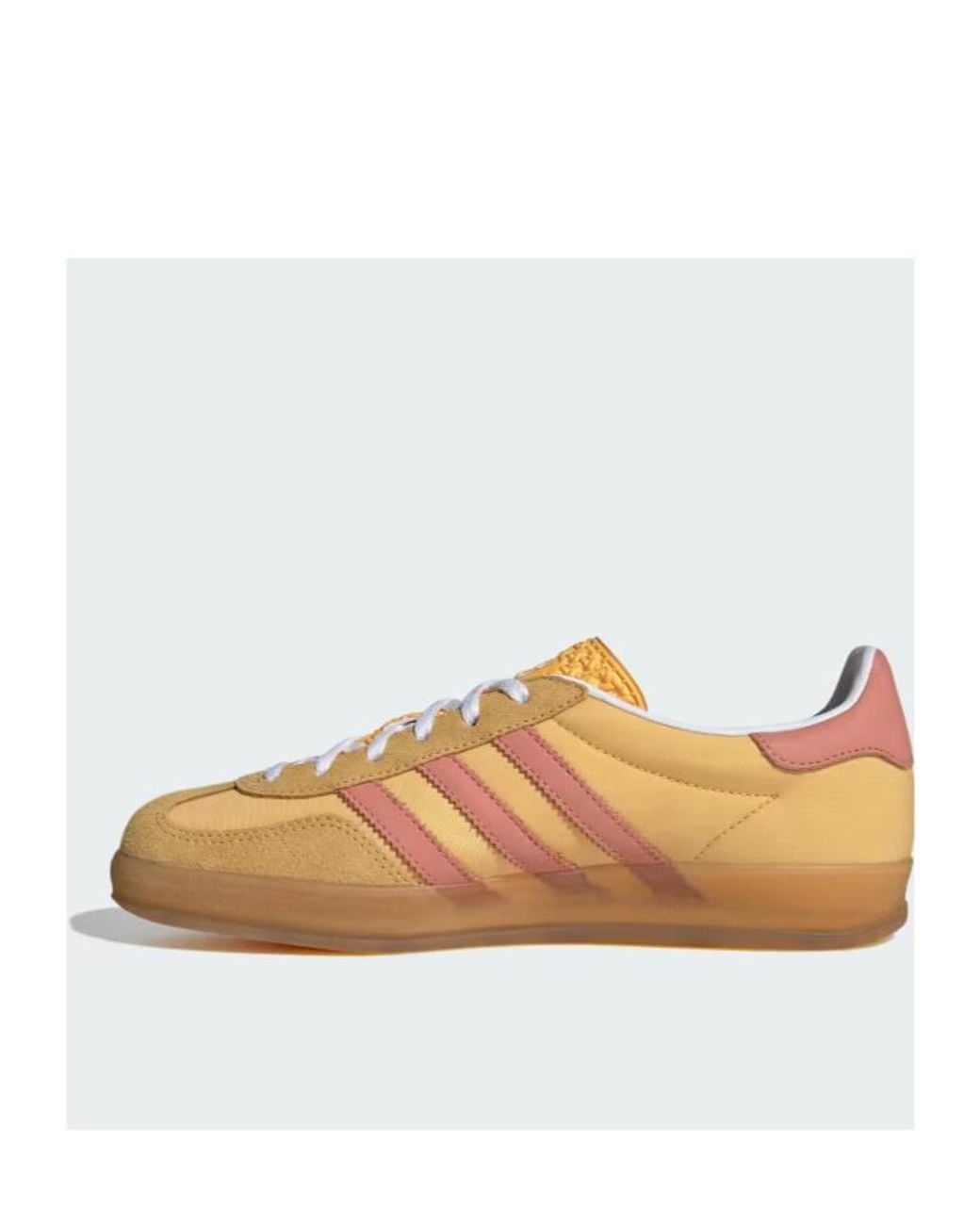 Adidas Originals Brown Gazelle Indoor Lace-Up Sneakers for men
