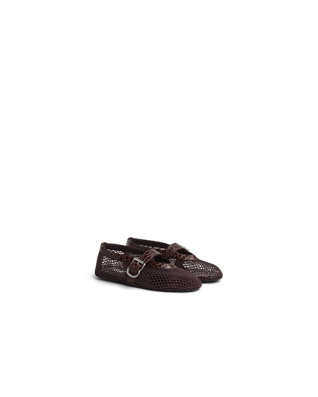 Alaïa Brown Ballet Flats