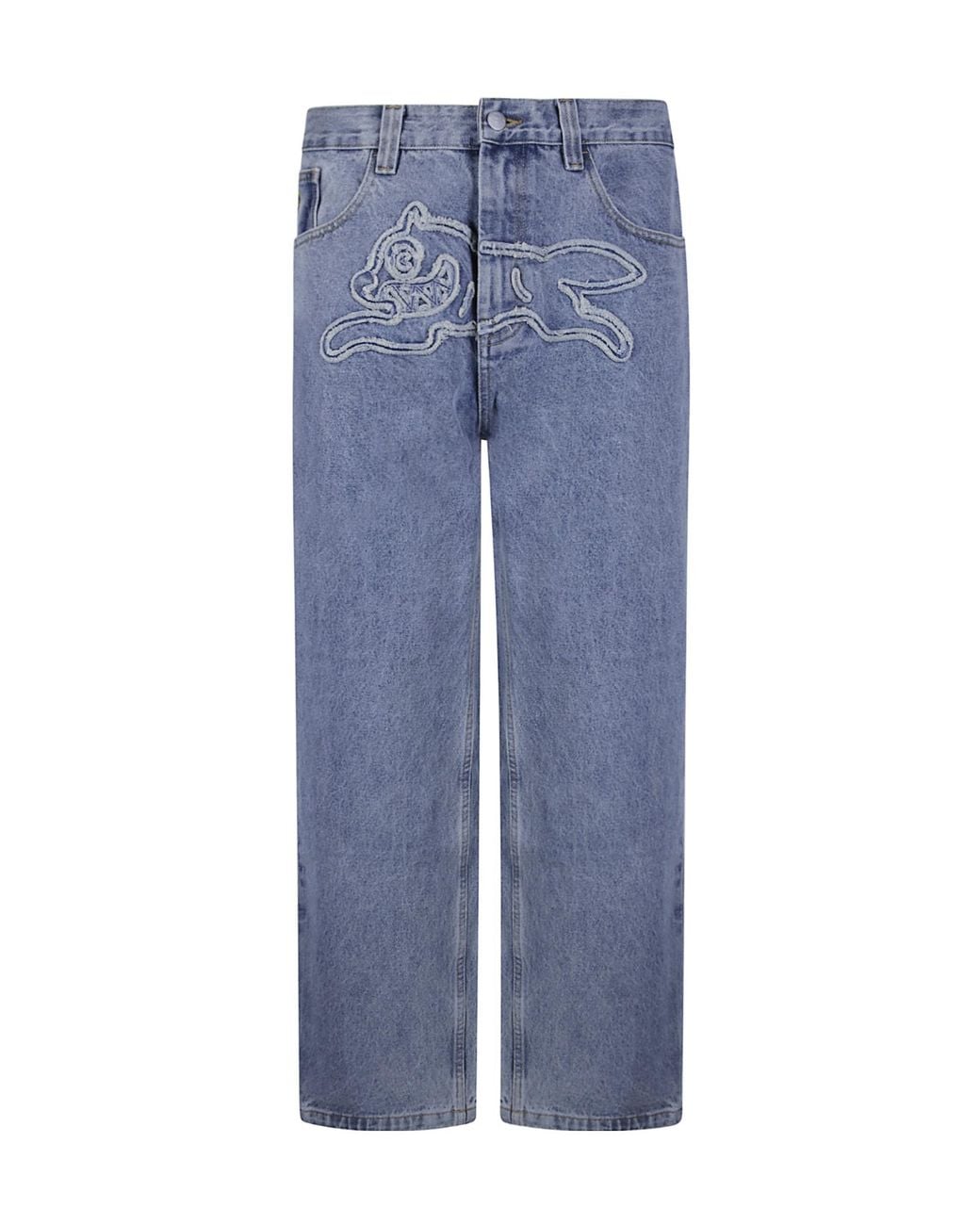 ICECREAM Blue Running Dog Double Scoop Jeans for men