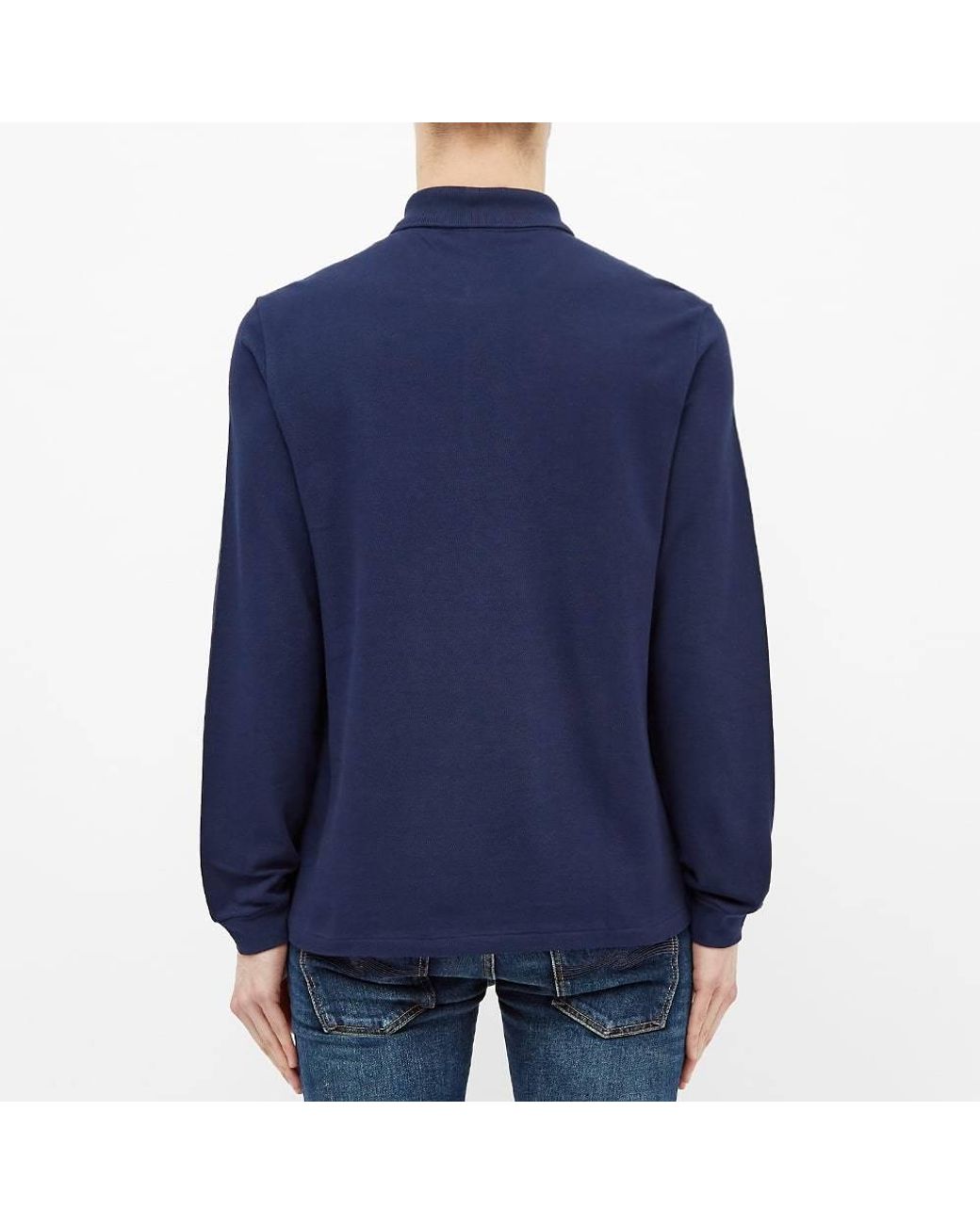 Lacoste Blue Logo Patch Polo Shirt for men