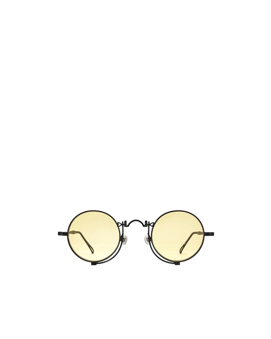 Matsuda Metallic Round-Frame Sunglasses