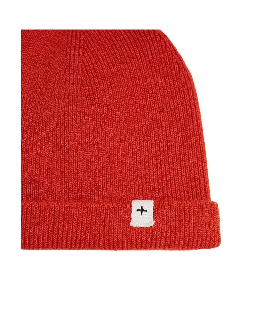 Jil Sander Red Fine Knit Beanie for men