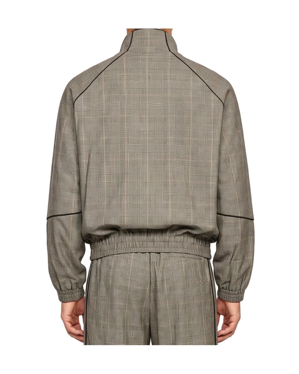 Willy Chavarria Gray Ruff Rider Track Jacket for men