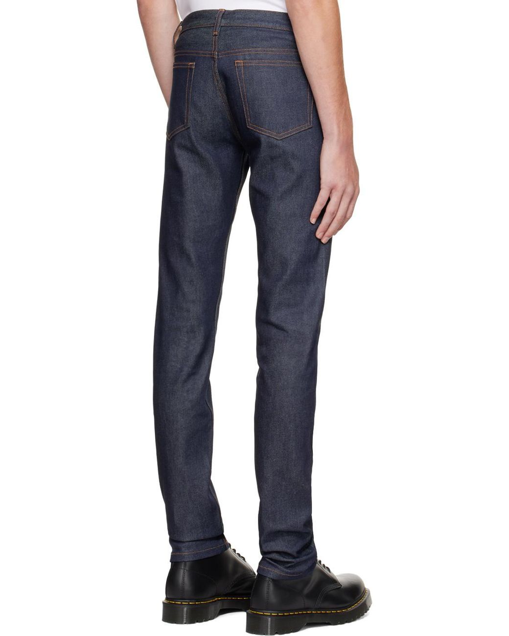 A.P.C. Blue Petit Standard Jeans for men
