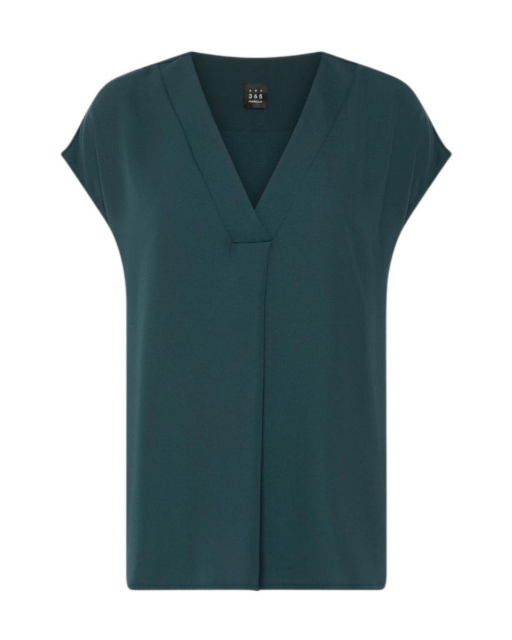 Marella Green V-Neck Overshirt