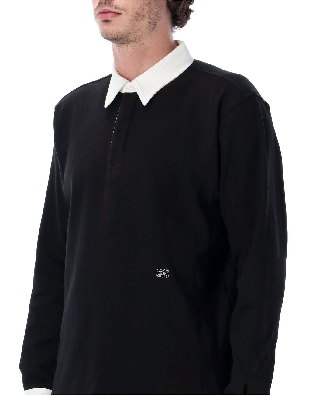 Céline Black Polo Shirt for men