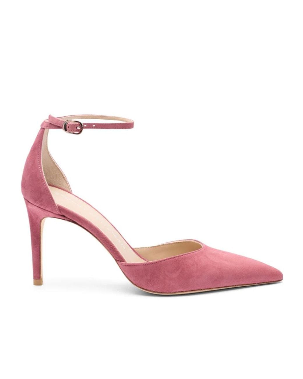 Stuart Weitzman Pink Stuart Power Strap 85