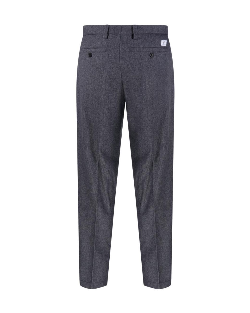 Department 5 Blue Pleated Gin Pants for men
