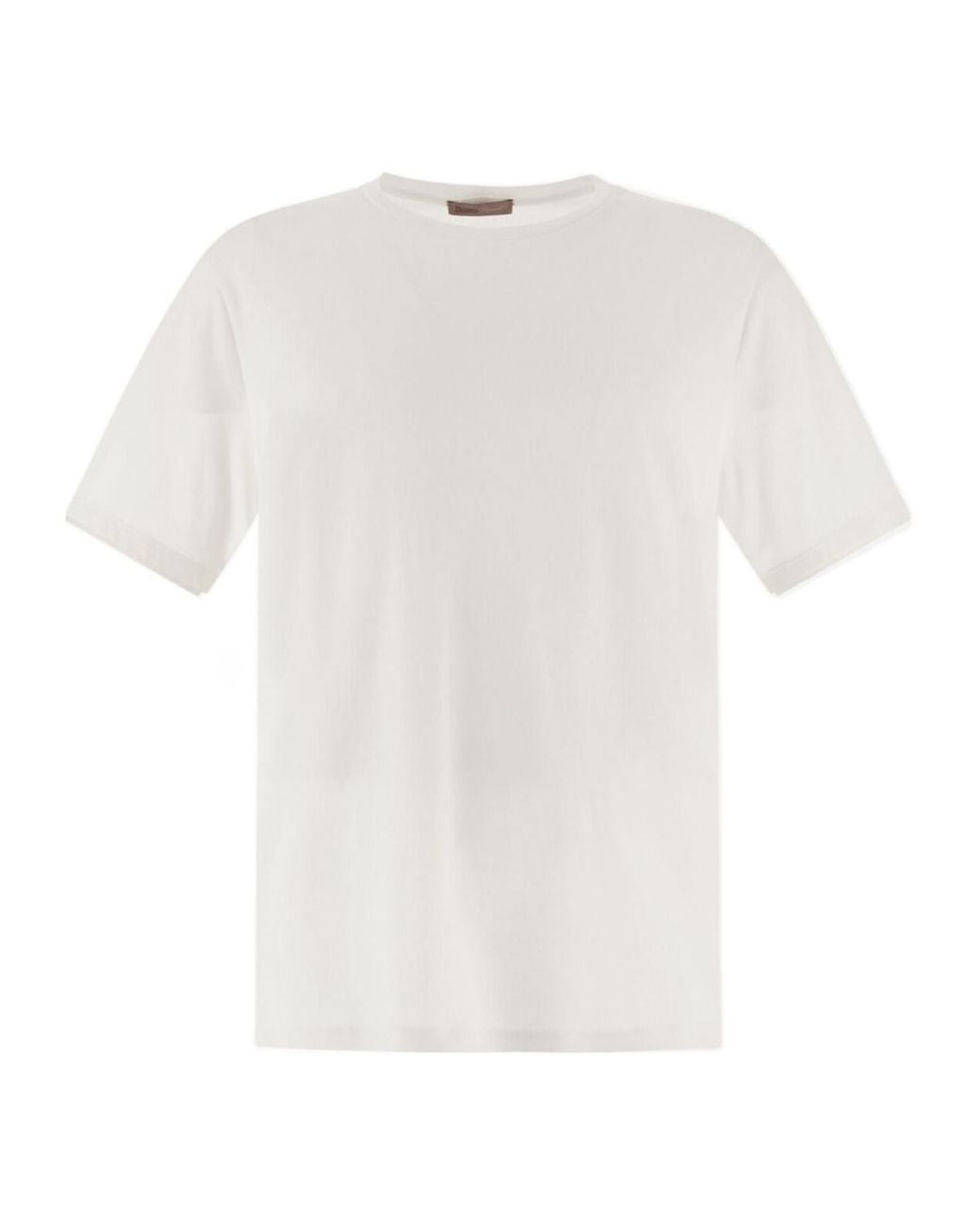 Herno White Short-Sleeved Crewneck T-Shirt for men