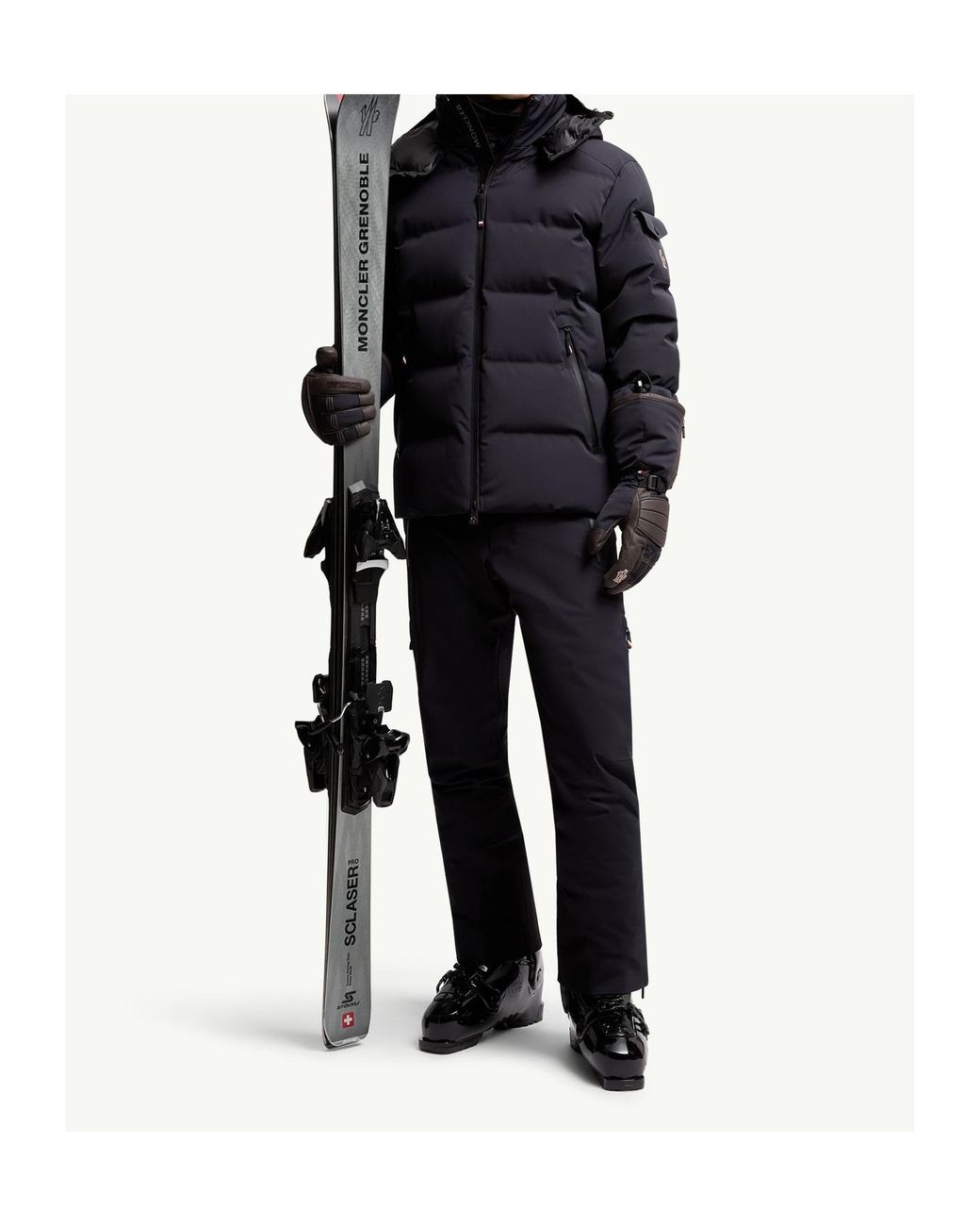 Moncler Blue Grenoble Montgetech Hooded Down Ski Jacket for men