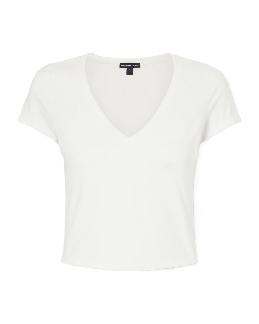James Perse White Vneck Shortsleeve Tshirt