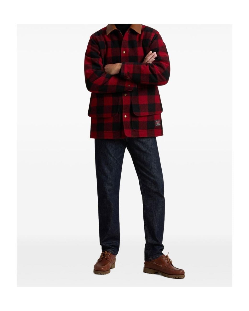 Woolrich Red Long-Sleeved Casual Jacket for men