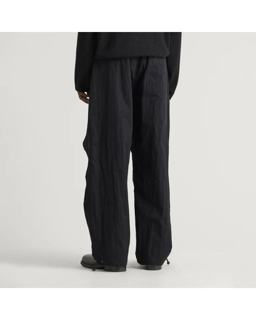 Studio Nicholson Blue Logo Casual Pants for men