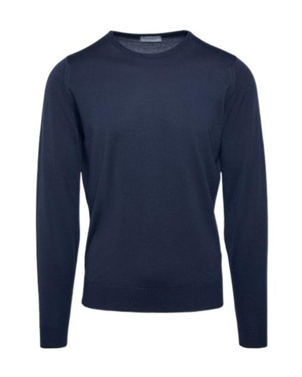 John Smedley Blue Hatfield Knitted Sweater for men