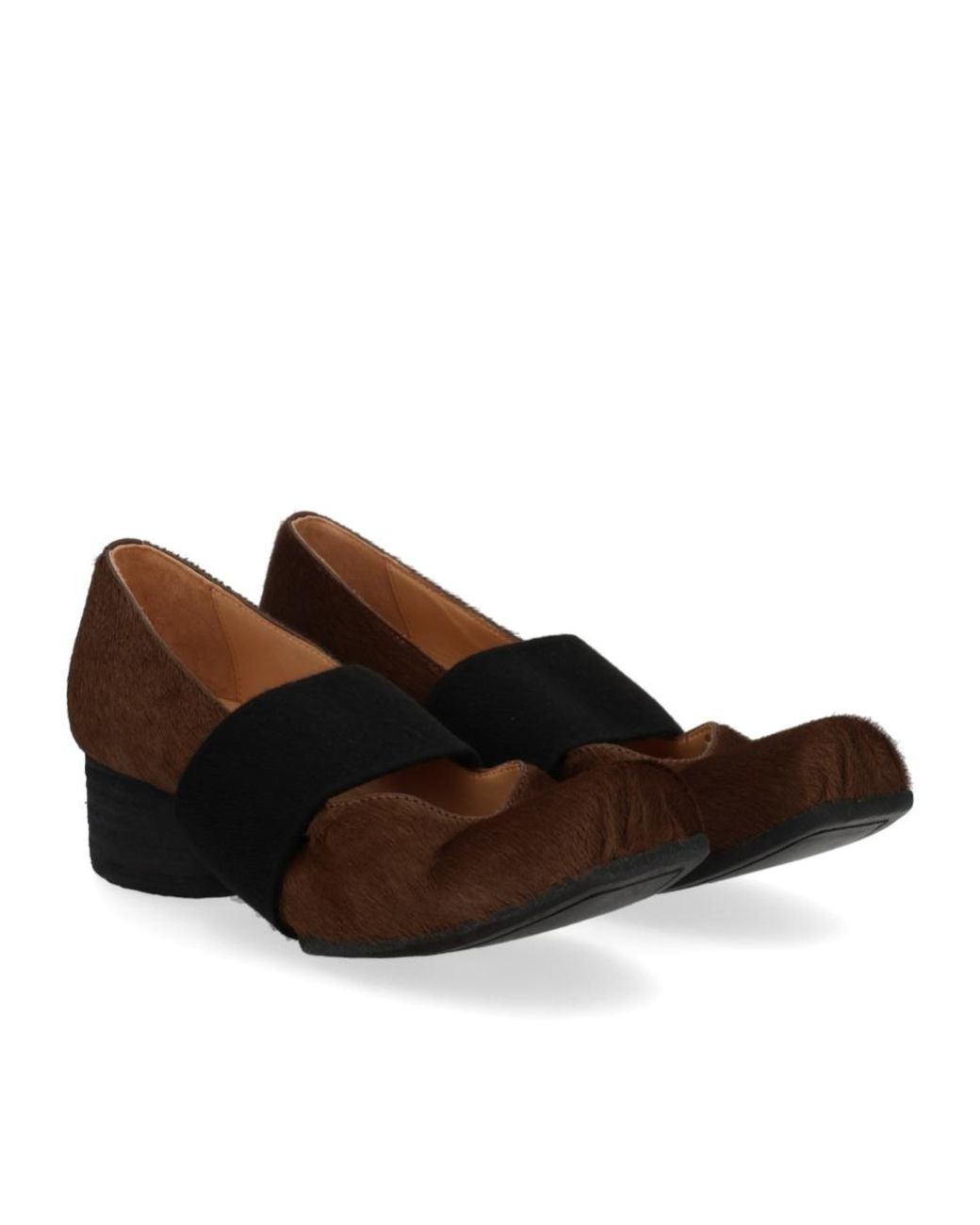Uma Wang Brown Strappy Ballet Shoes
